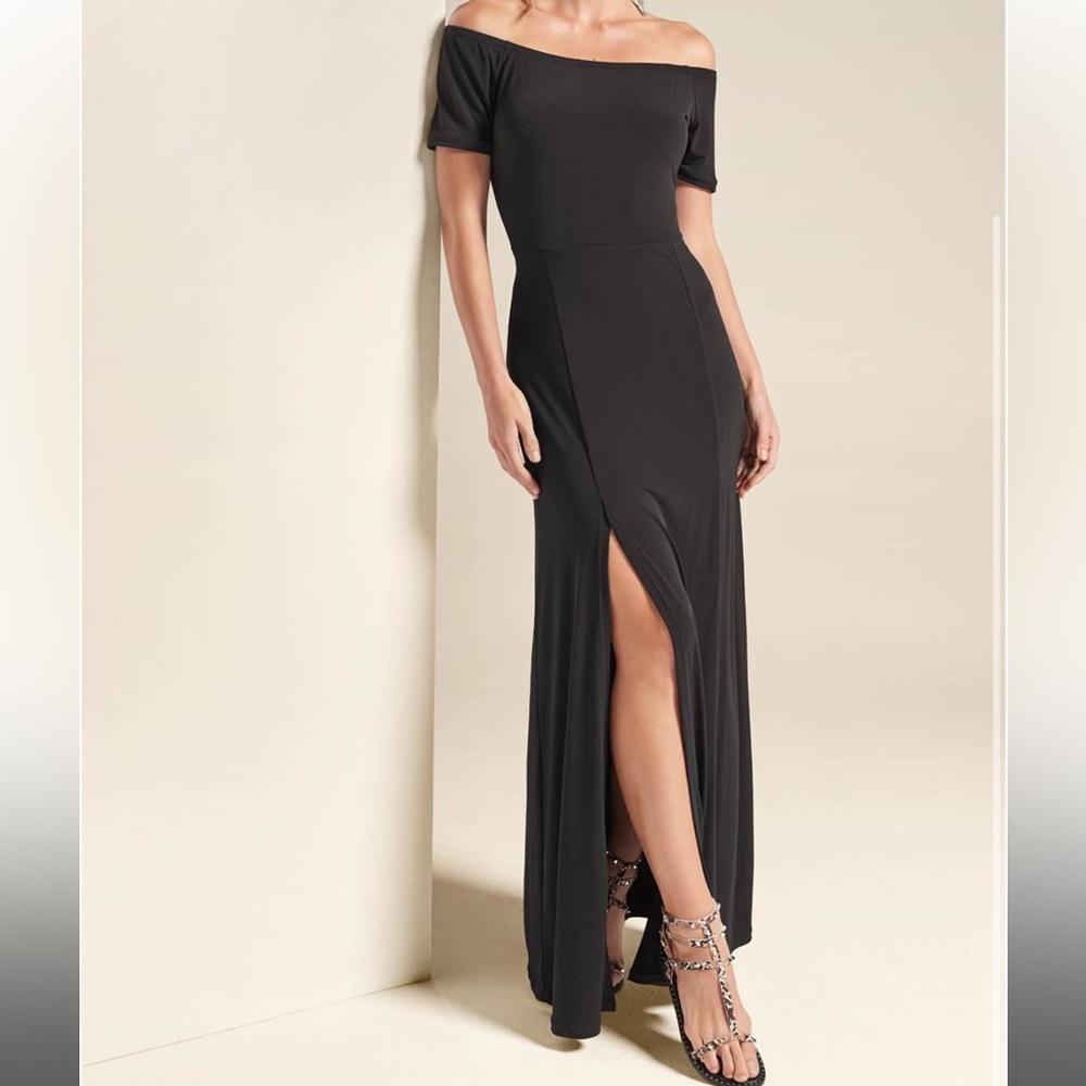 Venus Slit Detail Maxi Dress